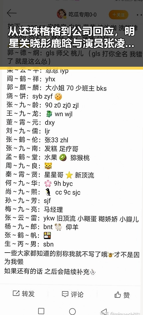 从还珠格格到公司回应，明星关晓彤鹿晗与演员张凌赫的反差人生