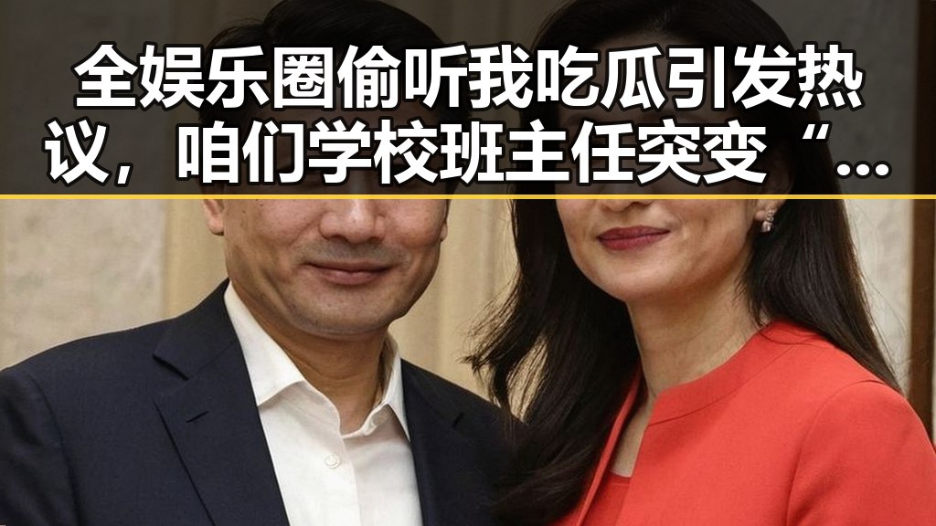 全娱乐圈偷听我吃瓜引发热议，咱们学校班主任突变“娱乐吃瓜酱”成为焦点